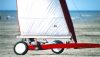 Char � voile - Char � voile sur la gr�ve de Cherrueix